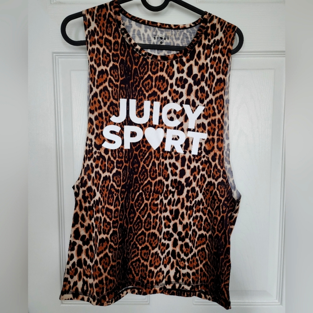 Brand new JUICY sport active tee size S cheetah